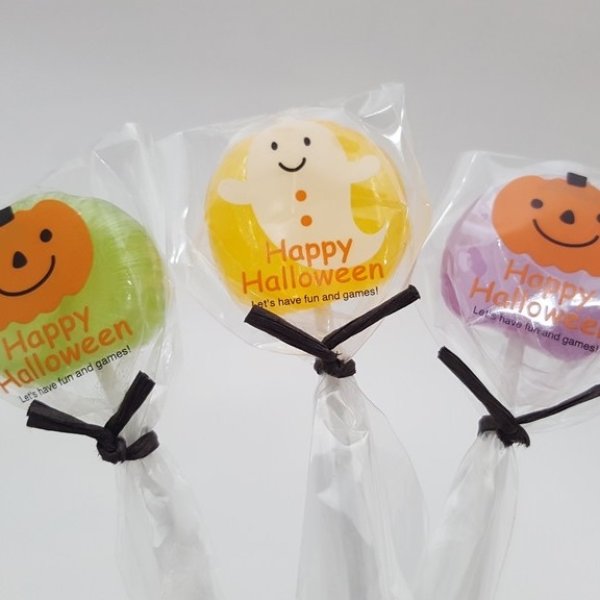 画像1: ハロウィン お菓子 ロリポップキャンディー 60個入り (1)