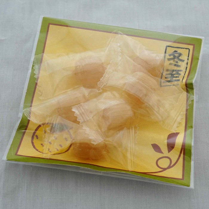 【冬至飴】あめいろこづつみ（ゆず飴）5ケース（250個）